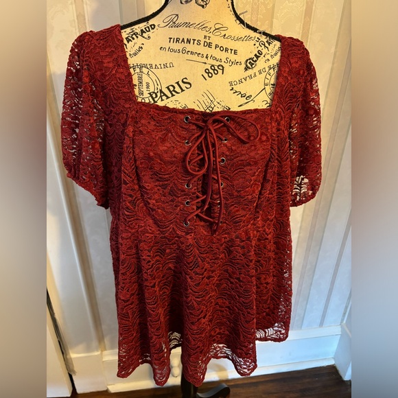 torrid Tops - Torrid chenille baby doll top